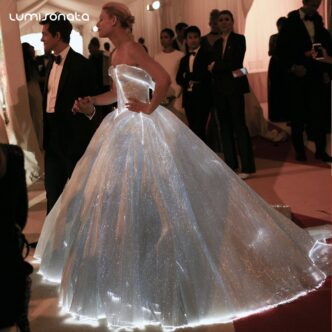 Evening Party Dresses with a Glow in the Dark Wedding Dress Touch - Lumisonata