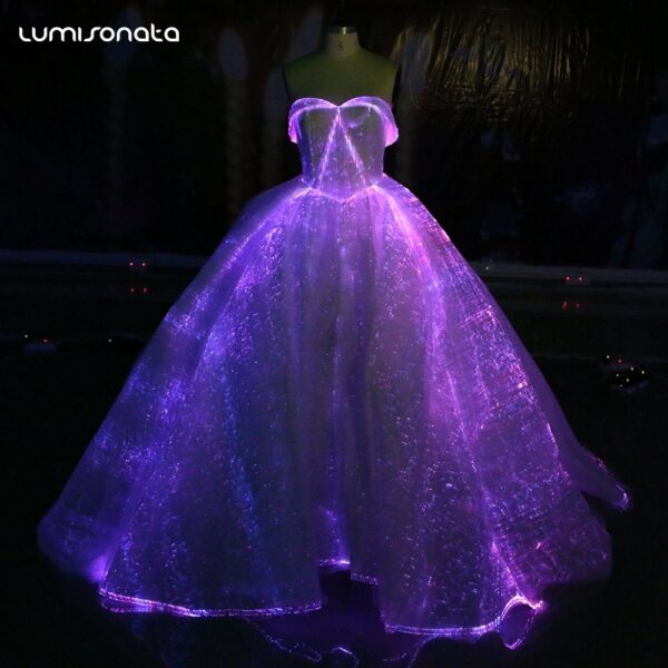 Evening Party Dresses with a Glow in the Dark Wedding Dress Touch - Lumisonata - Image 7