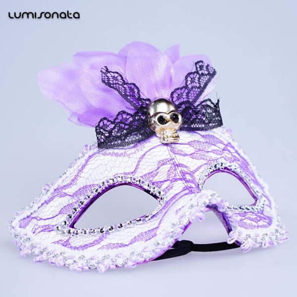 Led Halloween Mask, Light Up the Night With Our Rave Mask - Lumisonata - Image 2