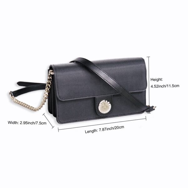 Small Quilted Crossbody Bag LED Shoulder Bag for Women - Lumisonata - Image 4