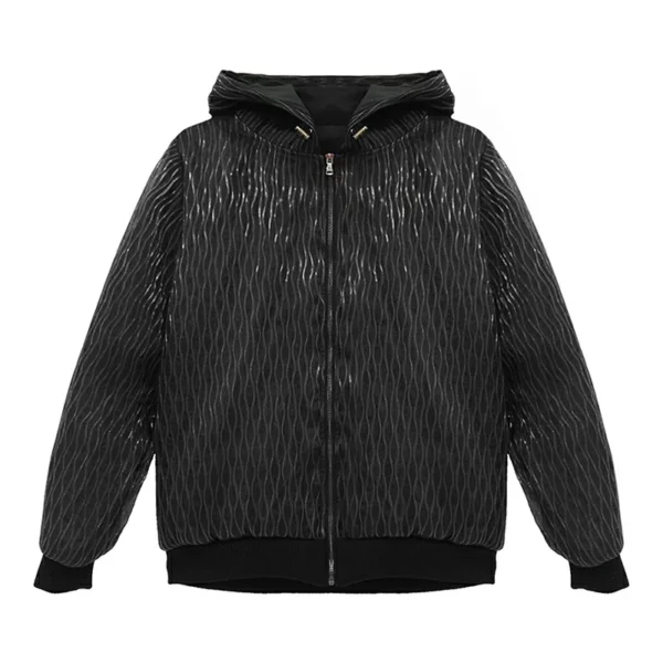 Sports Jacket, Zip Up Hooded Jacket for Men: Cool and Trendy Design - Lumisonata - Image 6
