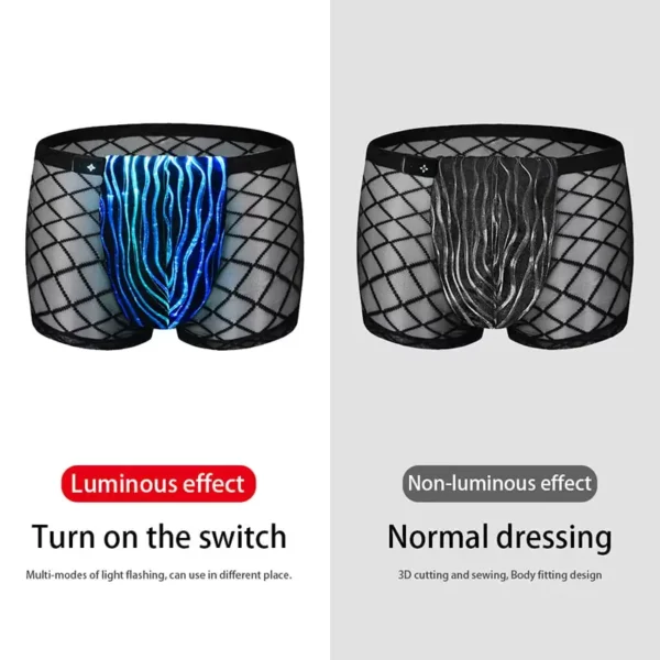 Sexy Panties For Men, Led Light Up Sexy Boxer Briefs Panties - Lumisonata - Image 6