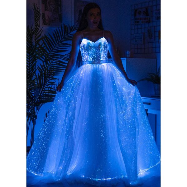 Rave Light Up Dress: Evening Party Dresses with a Bold and Vibrant Twist - Lumisonata - Image 5