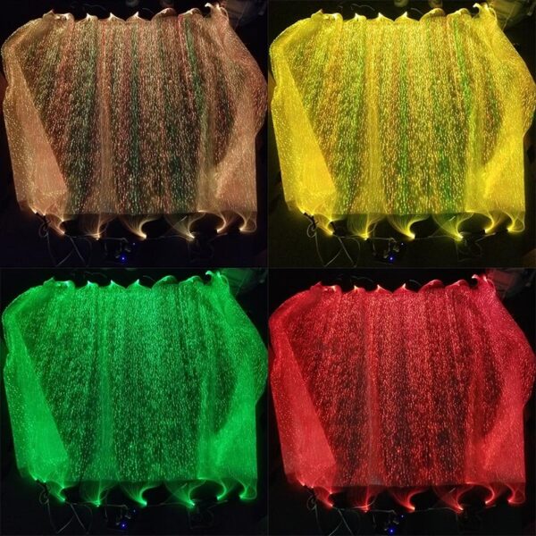 LED Light Up Fiber Optic Fabric - Lumisonata - Image 4