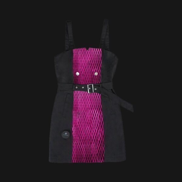 Cyberpunk A-dress Luminous Overskirt - Lumisonata - Image 2