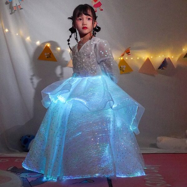 Glowing ruffled princess skirt children's skirt - Image 2