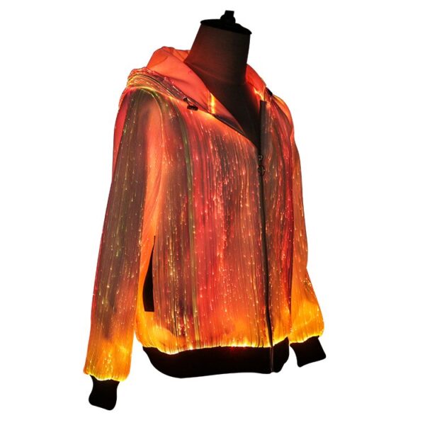 Light Up Punk Hoodie, Unleash Your Inner Rebel with Fashionable Punk Hoodies - Lumisonata - Image 6