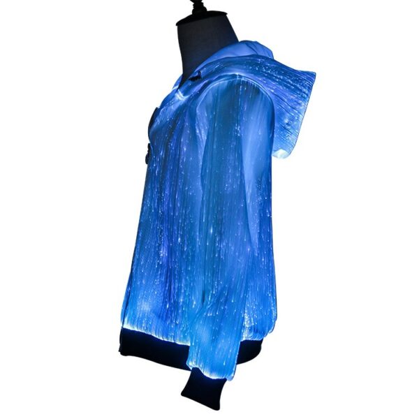 Light Up Punk Hoodie, Unleash Your Inner Rebel with Fashionable Punk Hoodies - Lumisonata - Image 5
