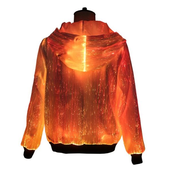 Light Up Punk Hoodie, Unleash Your Inner Rebel with Fashionable Punk Hoodies - Lumisonata - Image 4