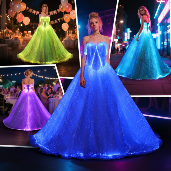 Light-up dress, Sparkle a stunning light-up wedding dress - Lumisonata - 이미지 5