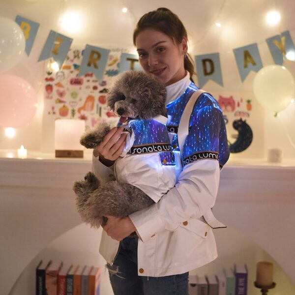 Owner Shirts, Dog And Owner Matching Light Up Outfits - Lumisonata - Image 4