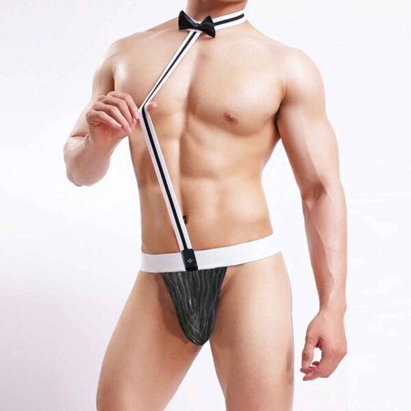 Mens Erotic Clothing, Led Light Up Sexy Suspender Thong Panties - Lumisonata - Image 3