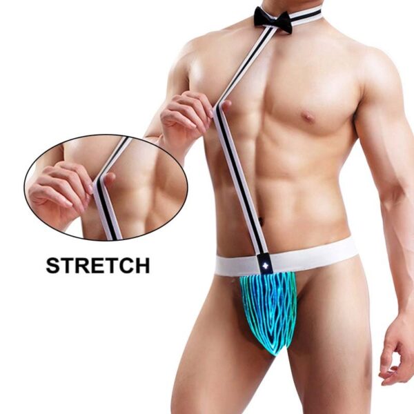 Mens Erotic Clothing, Led Light Up Sexy Suspender Thong Panties - Lumisonata - Image 7