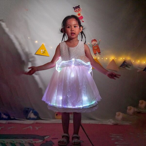 Ruffle pleated luminous dress small short dress