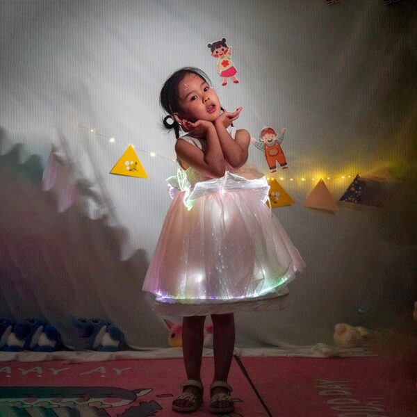 Ruffle pleated luminous dress small short dress - Image 2