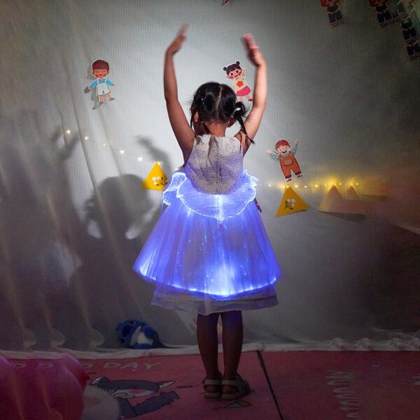 Ruffle pleated luminous dress small short dress - Image 3