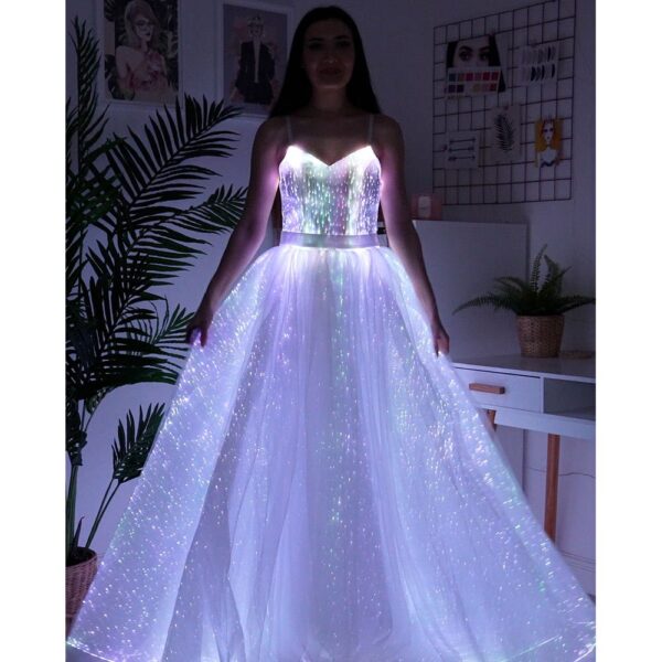 Rave Light Up Dress: Evening Party Dresses with a Bold and Vibrant Twist - Lumisonata - Image 4