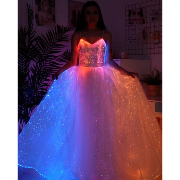Rave Light Up Dress: Evening Party Dresses with a Bold and Vibrant Twist - Lumisonata - Image 6