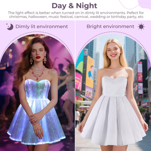 Sparkly Skater Dress, Twirl The Night Away In Our Pleated Dress - Lumisonata - Image 5