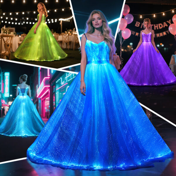 Rave Light Up Dress: Evening Party Dresses with a Bold and Vibrant Twist - Lumisonata - Image 2
