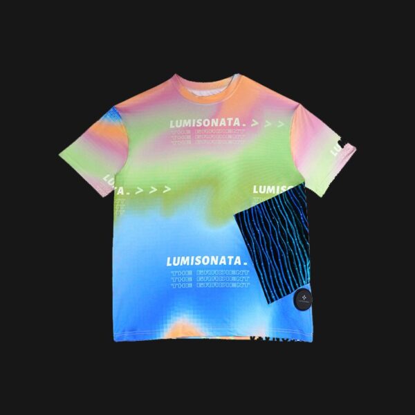 Couple Luminous T-Shirts, Printed Light Up T Shirt, Fashion Led Fiber Optic Fabric T-Shirts - Lumisonata - Image 2