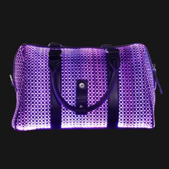 Small Travel Bag: Sleek Black Handbag for Fashionable Jetsetters - Lumisonata