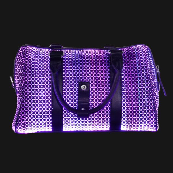 Small Travel Bag: Sleek Black Handbag for Fashionable Jetsetters - Lumisonata
