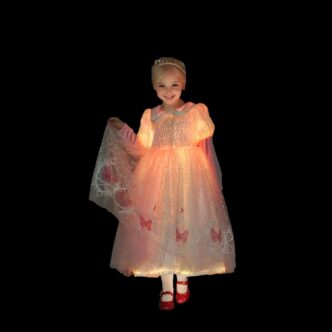 Pink Princess Dress For Girls Children Dress - Lumisonata
