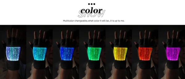 LED light up gloves - Image 5